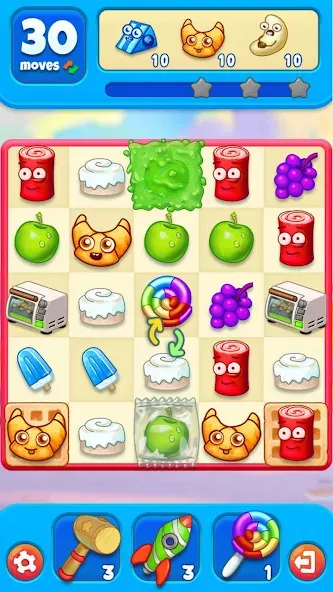 Sugar Heroes - match 3 game  [МОД Много монет] Screenshot 5