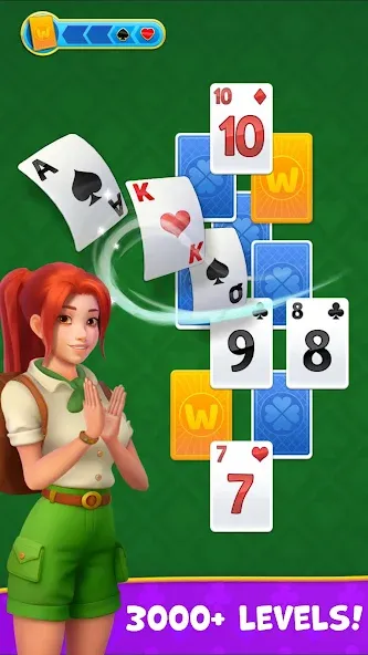 Kings & Queens: Solitaire Game  [МОД Mega Pack] Screenshot 1