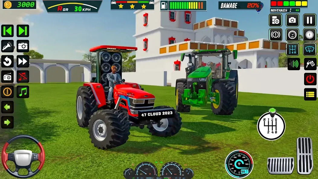 US Tractor Farming Games 3d  [МОД Меню] Screenshot 1