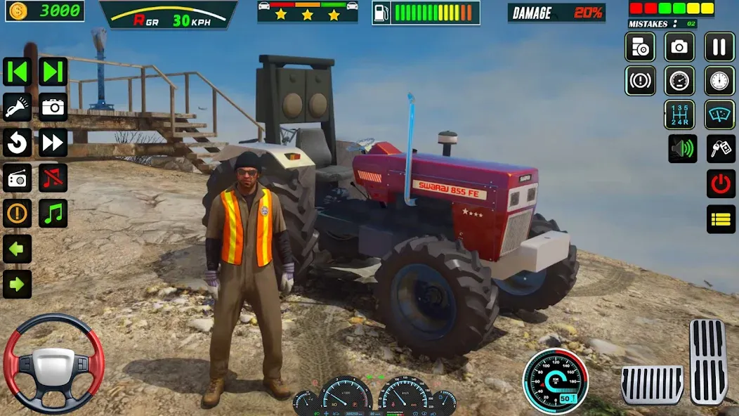 US Tractor Farming Games 3d  [МОД Меню] Screenshot 3