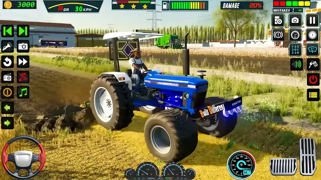 US Tractor Farming Games 3d  [МОД Меню] Screenshot 5