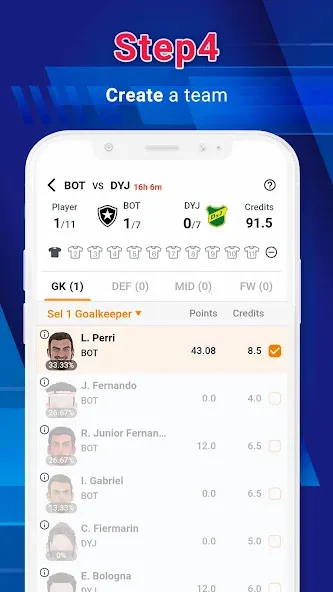 Legend Fantasy- Fantasy sports (Легенда фэнтези)  [МОД Unlocked] Screenshot 5