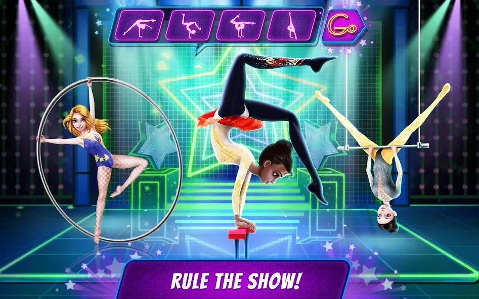 Acrobat Star Show - Girl Power  [МОД Много монет] Screenshot 1