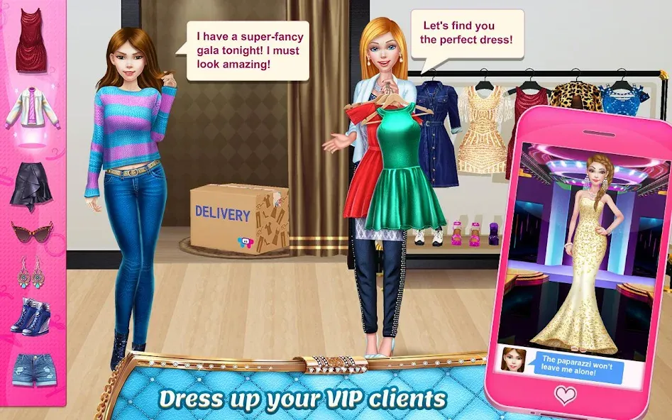 Stylist Girl: Make Me Fabulous  [МОД Меню] Screenshot 2