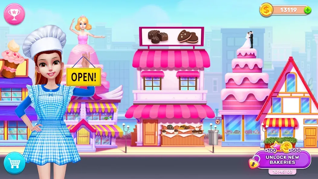 My Bakery Empire: Bake a Cake  [МОД Menu] Screenshot 2