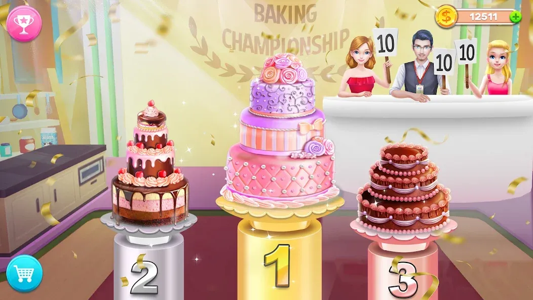 My Bakery Empire: Bake a Cake  [МОД Menu] Screenshot 3