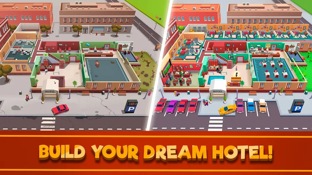 Hotel Empire Tycoon－Idle Game  [МОД Меню] Screenshot 1