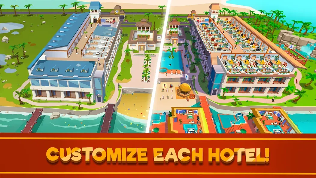 Hotel Empire Tycoon－Idle Game  [МОД Меню] Screenshot 2