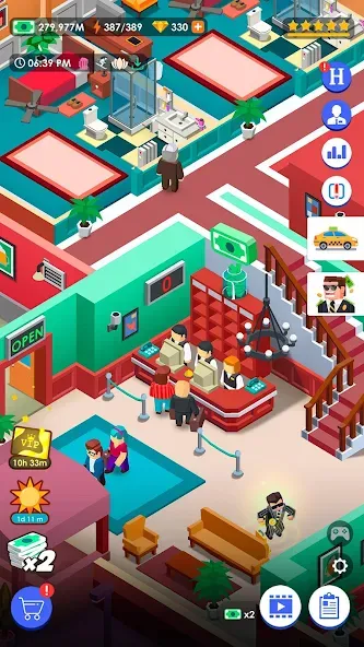 Hotel Empire Tycoon－Idle Game  [МОД Меню] Screenshot 5