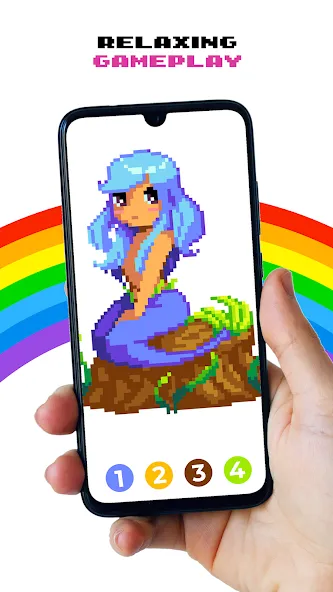 Pixel by Number™ - Pixel Art (Пиксель по номеру)  [МОД Unlocked] Screenshot 5