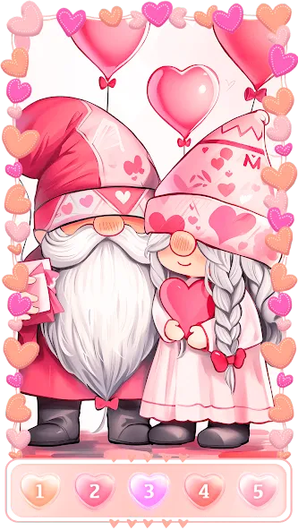 Love, Heart Coloring Book  [МОД Menu] Screenshot 1
