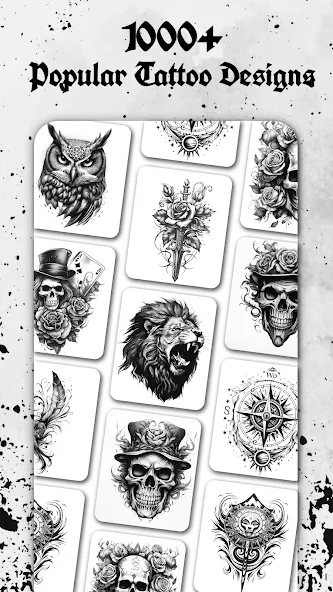 Tattoo Coloring games  [МОД Unlocked] Screenshot 2
