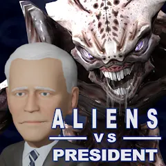 Скачать взлом Aliens vs President (Элиены против Президента)  [МОД Бесконечные деньги] - последняя версия apk на Андроид