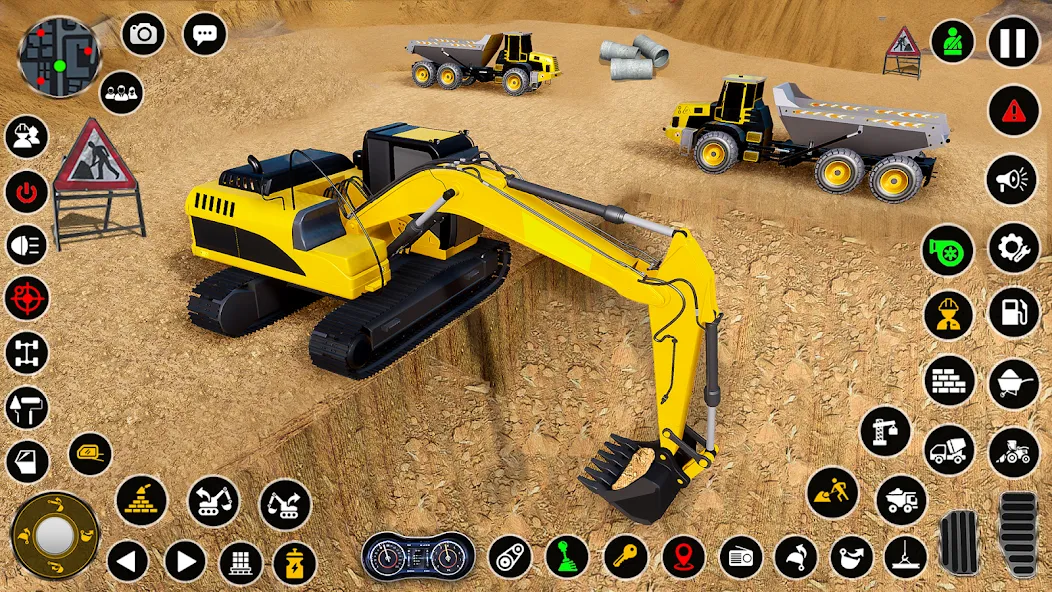 Construction Dump Truck Game (Конструкционный симулятор самосвала)  [МОД Unlocked] Screenshot 1