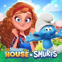 Взлом Merge Manor x The Smurf Collab (Мердж Манор)  [МОД Mega Pack] - полная версия apk на Андроид