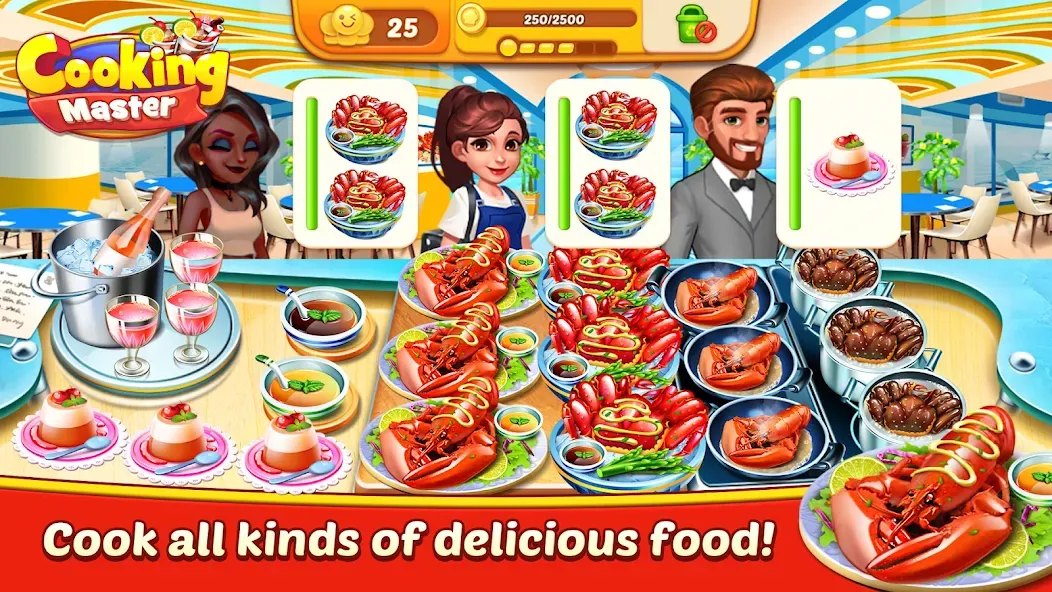 Cooking Master:Restaurant Game (Кукинг Мастер)  [МОД Меню] Screenshot 4