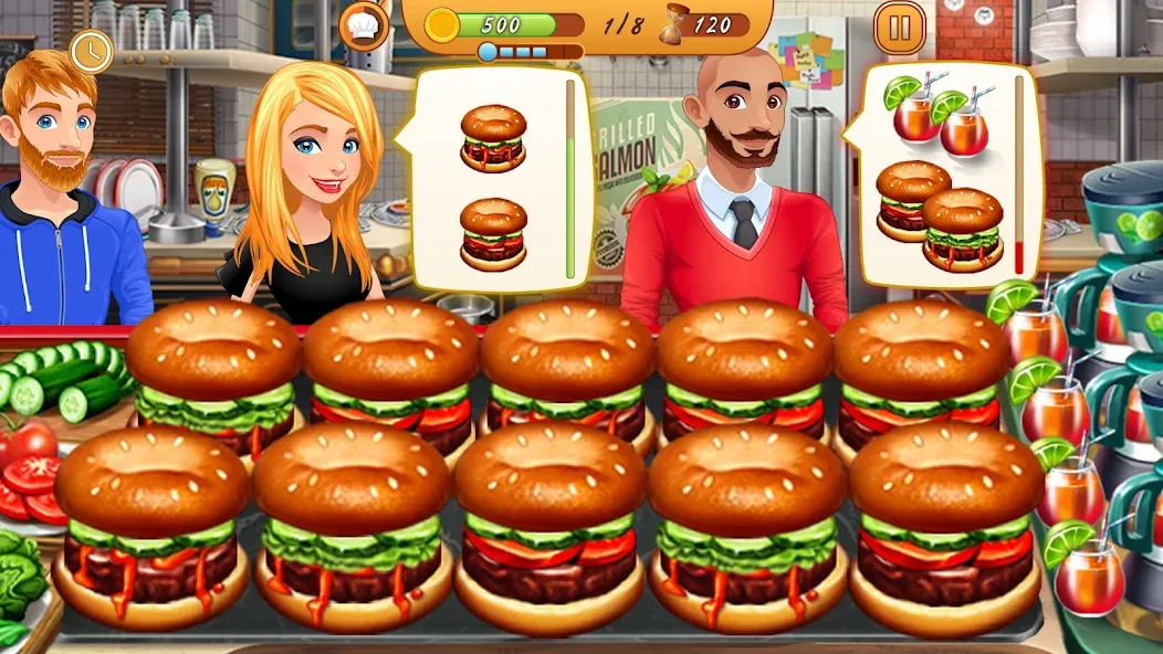 Cooking Team: Restaurant Games  [МОД Mega Pack] Screenshot 4