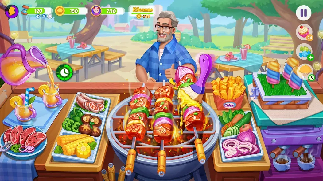 Cooking Town - Restaurant Game (Кукинг Таун)  [МОД Unlimited Money] Screenshot 1