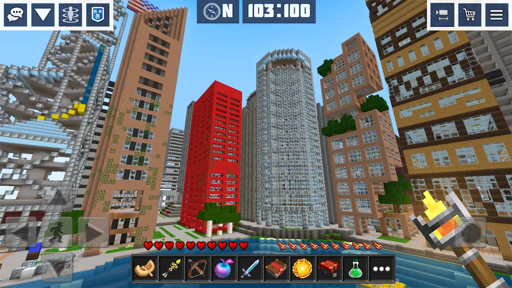 Block Craft World:Planet Craft  [МОД Все открыто] Screenshot 3