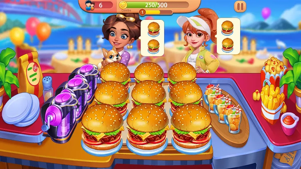 Cooking Journey: Cooking Games (Кукинг Джерни)  [МОД Бесконечные монеты] Screenshot 2