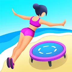 Взлом Flip Jump Stack!  [МОД Unlimited Money] - полная версия apk на Андроид