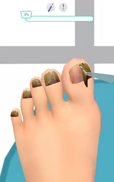 Foot Clinic - ASMR Feet Care (Фут Клиник)  [МОД Много денег] Screenshot 3