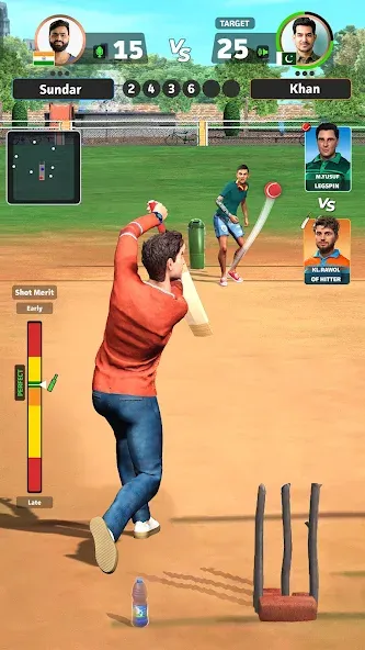 Cricket Gangsta™ Cricket Games (Крикет Гангста 11 Лига)  [МОД Много денег] Screenshot 1