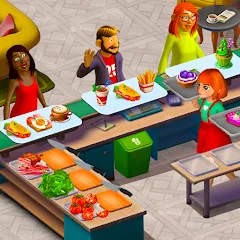 Скачать взломанную Cooking Cup: Fun Cafe Games (Кукинг Кап)  [МОД Все открыто] - стабильная версия apk на Андроид