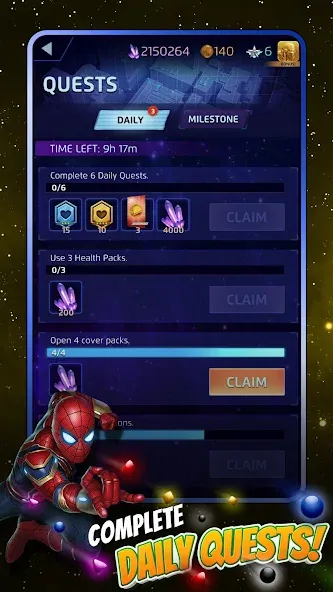 MARVEL Puzzle Quest: Hero RPG (Марвел Пазл Квест)  [МОД Бесконечные деньги] Screenshot 5