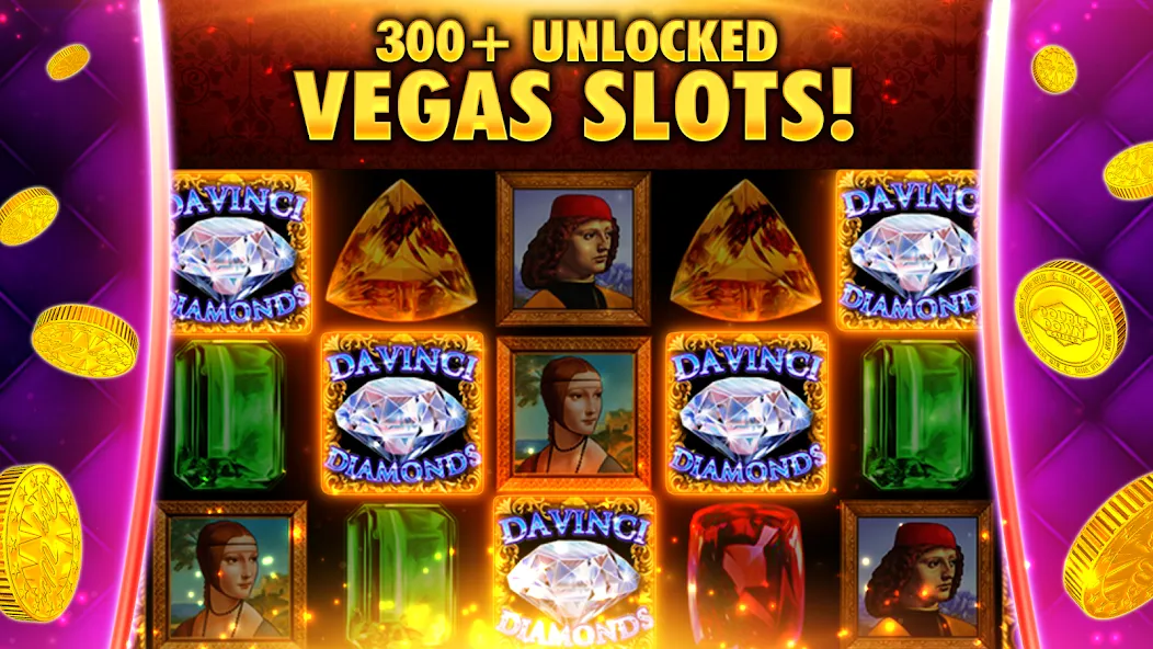 DoubleDown Casino Vegas Slots (Даблдаун)  [МОД Меню] Screenshot 2