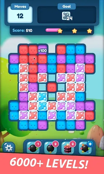 Match Blast Puzzle 3  [МОД Много денег] Screenshot 2