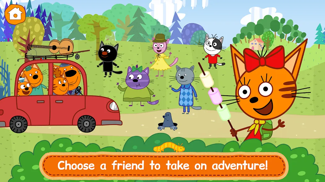 Kid-E-Cats: Kitty Cat Games!  [МОД Unlimited Money] Screenshot 1