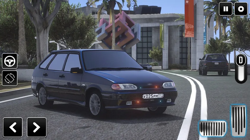 2114 Car Driving: Lada sedan  [МОД Unlimited Money] Screenshot 2