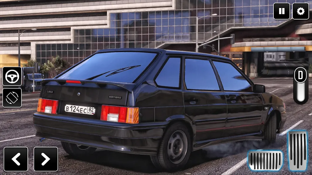 2114 Car Driving: Lada sedan  [МОД Unlimited Money] Screenshot 4