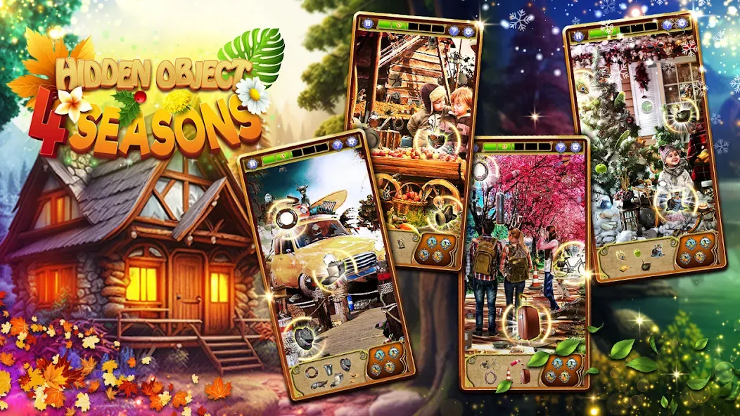 Hidden Object: 4 Seasons (Хидден Объект)  [МОД Меню] Screenshot 1