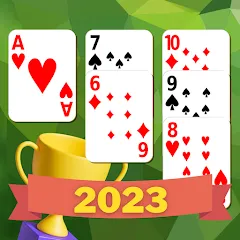 Скачать взломанную Klondike Solitaire Offline  [МОД Unlocked] - стабильная версия apk на Андроид