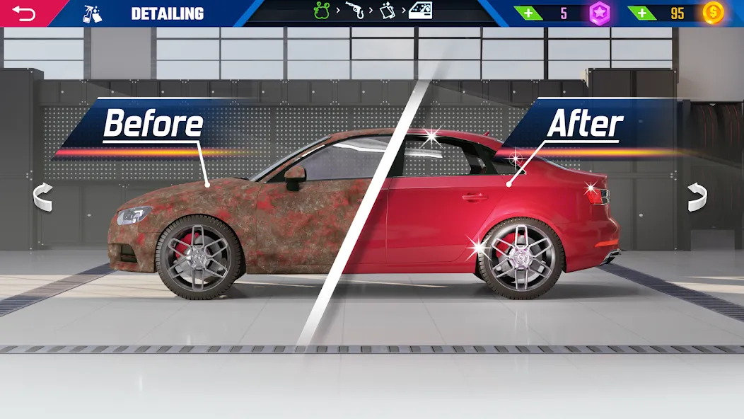 Car Detailing Simulator 2023  [МОД Unlocked] Screenshot 2