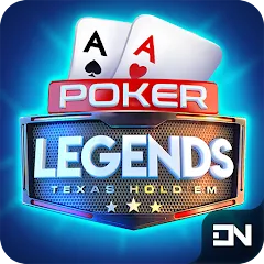 Скачать взлом Poker Legends - Texas Hold'em (Покер Легенды)  [МОД Бесконечные монеты] - последняя версия apk на Андроид