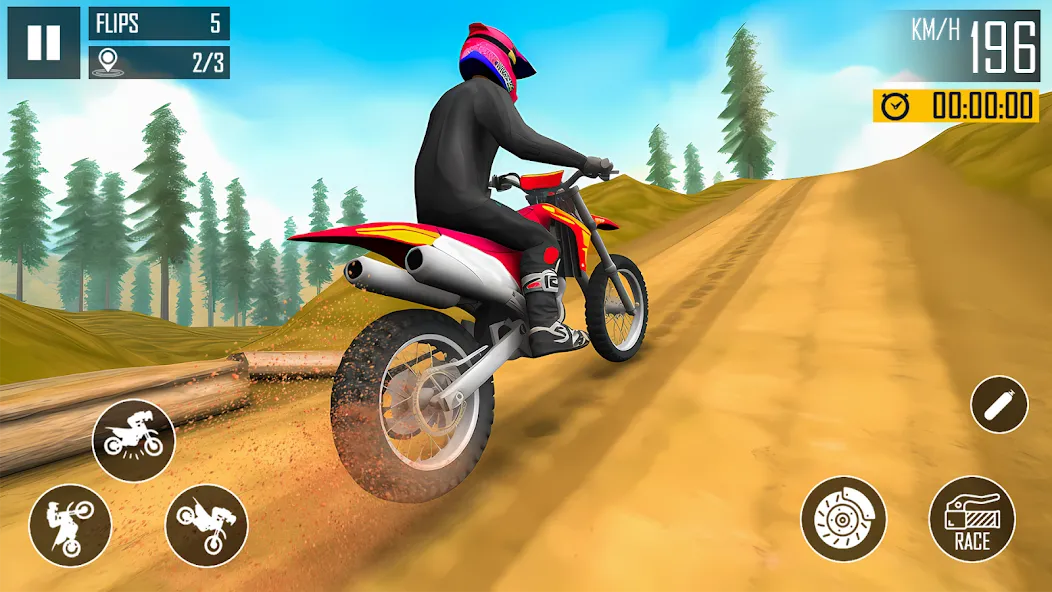 Ultimate Bike Stunt: Bike Game (Ультимейт Байк Стант)  [МОД Много монет] Screenshot 5