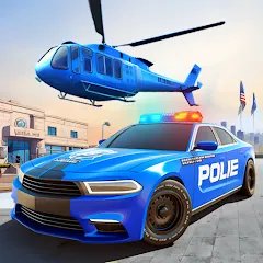 Взлом US Police Car Transporter Game (Полицейский транспорт игры)  [МОД Бесконечные монеты] - полная версия apk на Андроид