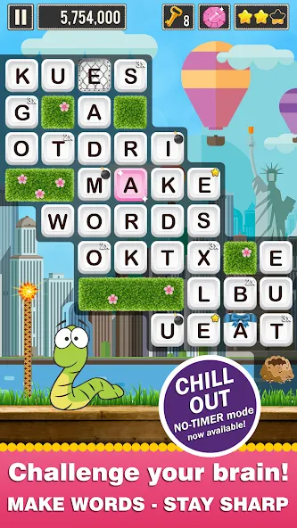 Word Wow Around the World (Уорд Вау Вокруг Мира)  [МОД Бесконечные монеты] Screenshot 5