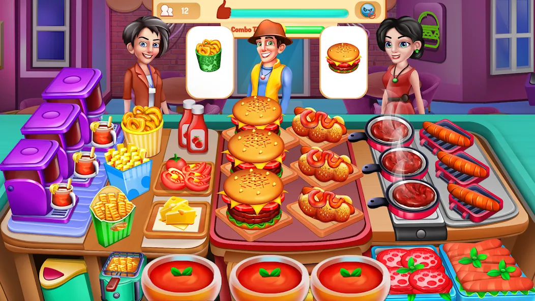 Cooking Food: Time Management  [МОД Mega Pack] Screenshot 1