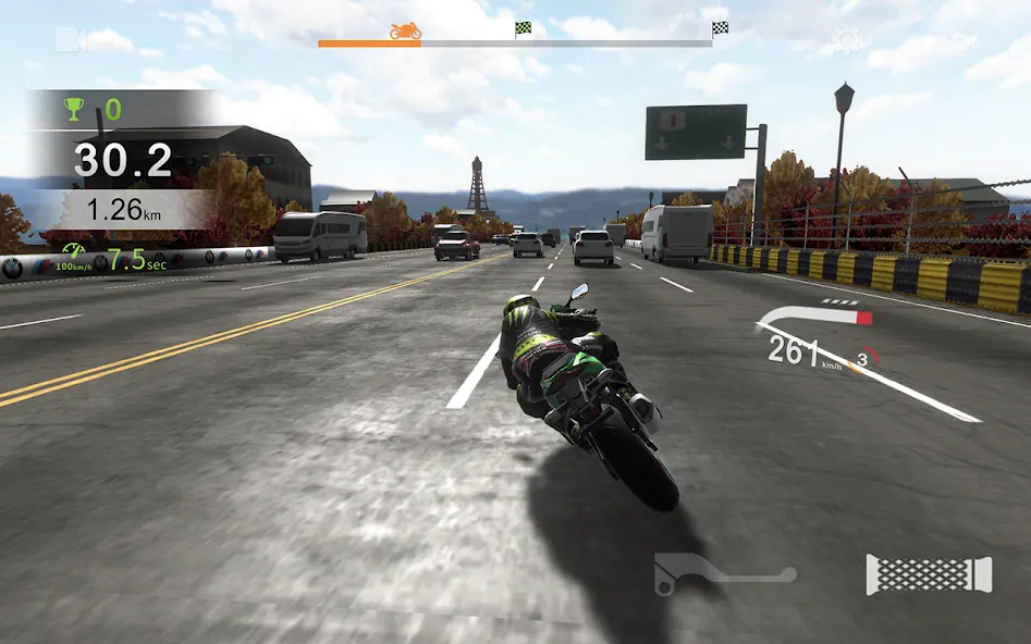 Real Moto Traffic (Реал Мото Трафик)  [МОД Все открыто] Screenshot 4