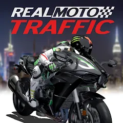 Скачать взлом Real Moto Traffic (Реал Мото Трафик)  [МОД Все открыто] - стабильная версия apk на Андроид