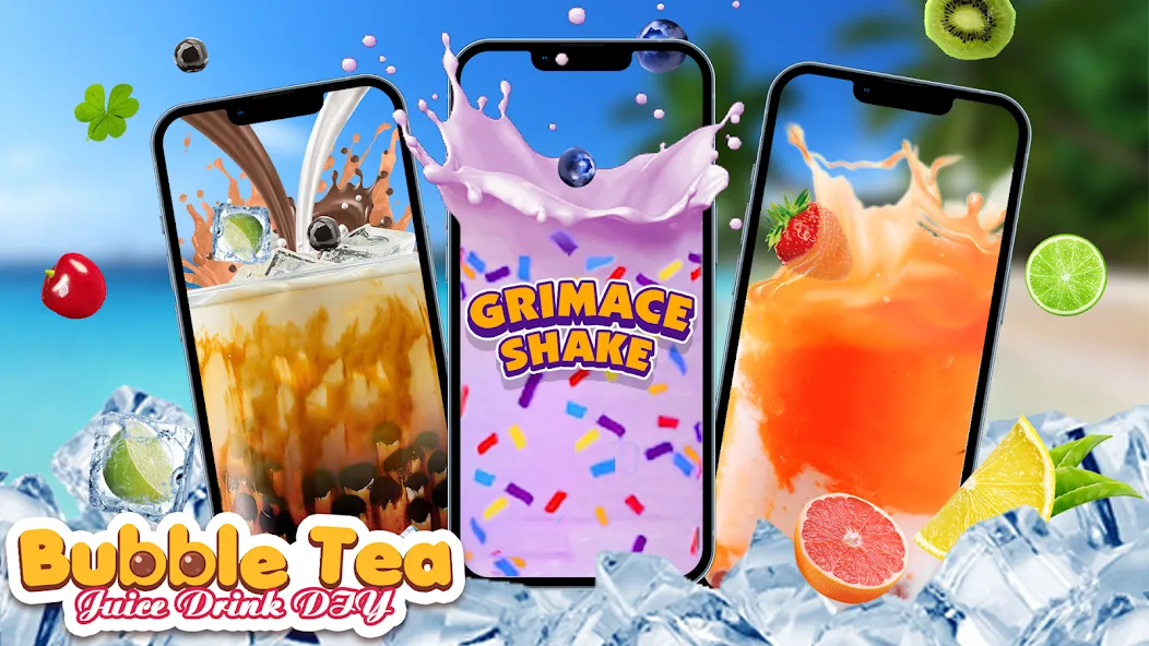 Boba Grimaces Shake Bubble Tea (Бабл)  [МОД Mega Pack] Screenshot 1