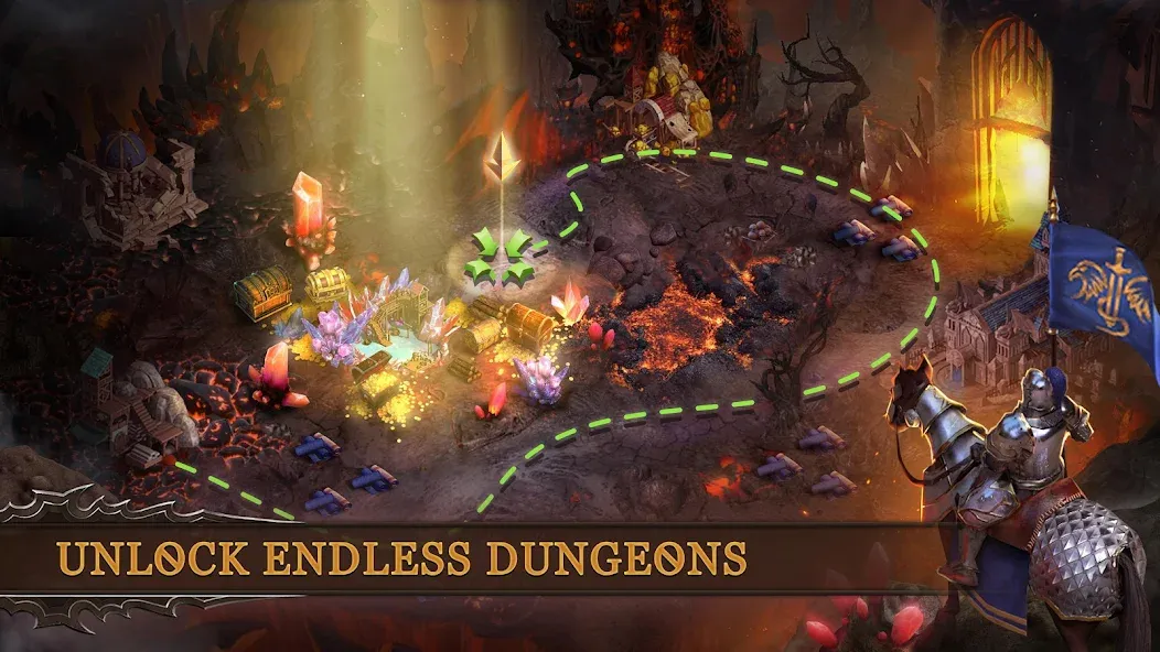 Dungeon & Heroes: 3D RPG  [МОД Menu] Screenshot 4