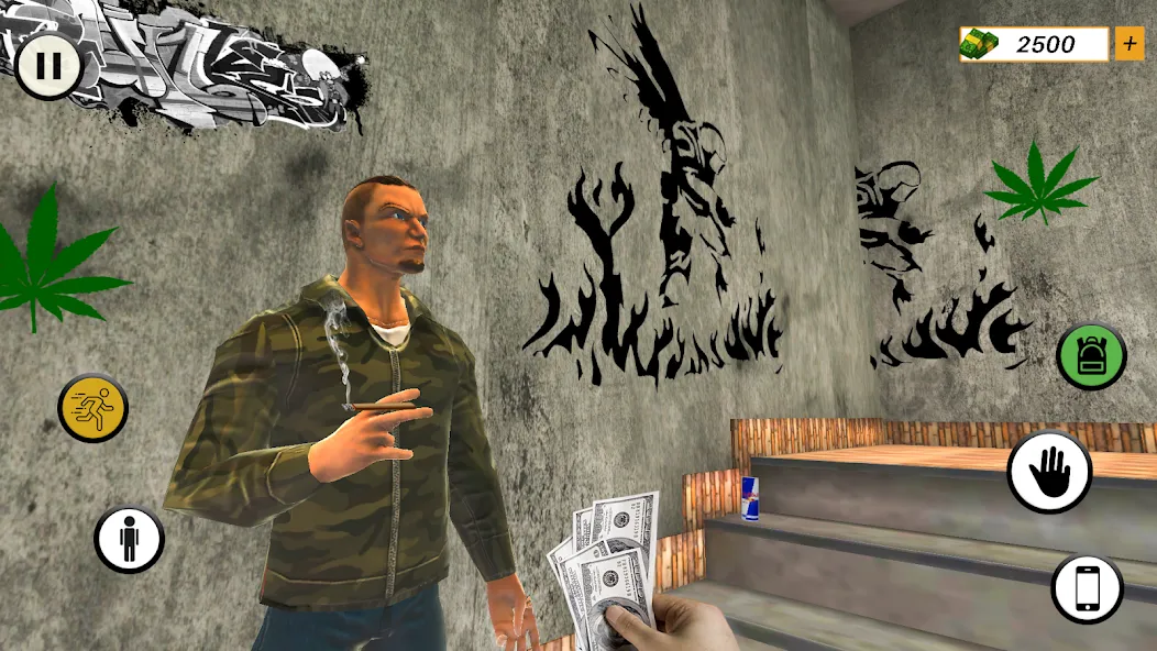 Drug Mafia 3d Weed Mafia Games  [МОД Unlimited Money] Screenshot 2