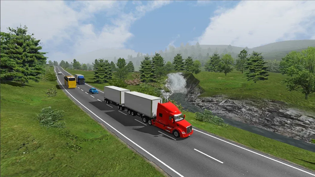 Universal Truck Simulator (Юниверсал Трак Симулятор)  [МОД Mega Pack] Screenshot 3