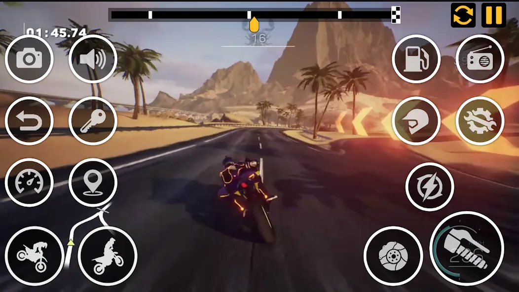 Bike Race Master: Bike Racing (Байк Рейс Мастер)  [МОД Mega Pack] Screenshot 4