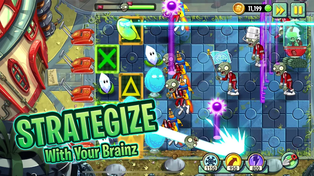 Plants vs Zombies™ 2 (Планты против Зомби 2)  [МОД Unlimited Money] Screenshot 1